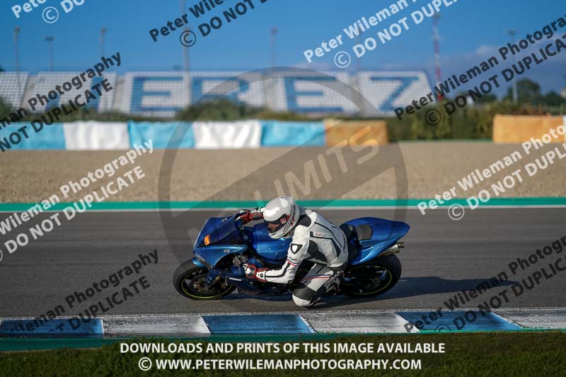 25 to 27th november 2017;Jerez;event digital images;motorbikes;no limits;peter wileman photography;trackday;trackday digital images